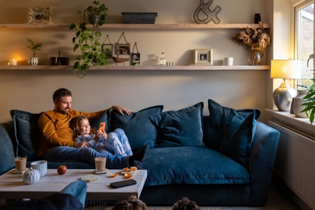 Relaxing with my Daughter