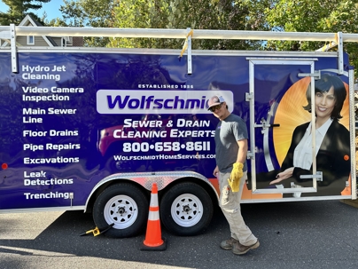 wolfschmidt Home services van and logo