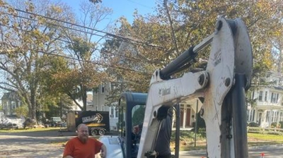 Sewer Repair Excavation Photo