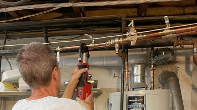 Water Heater Install Photo