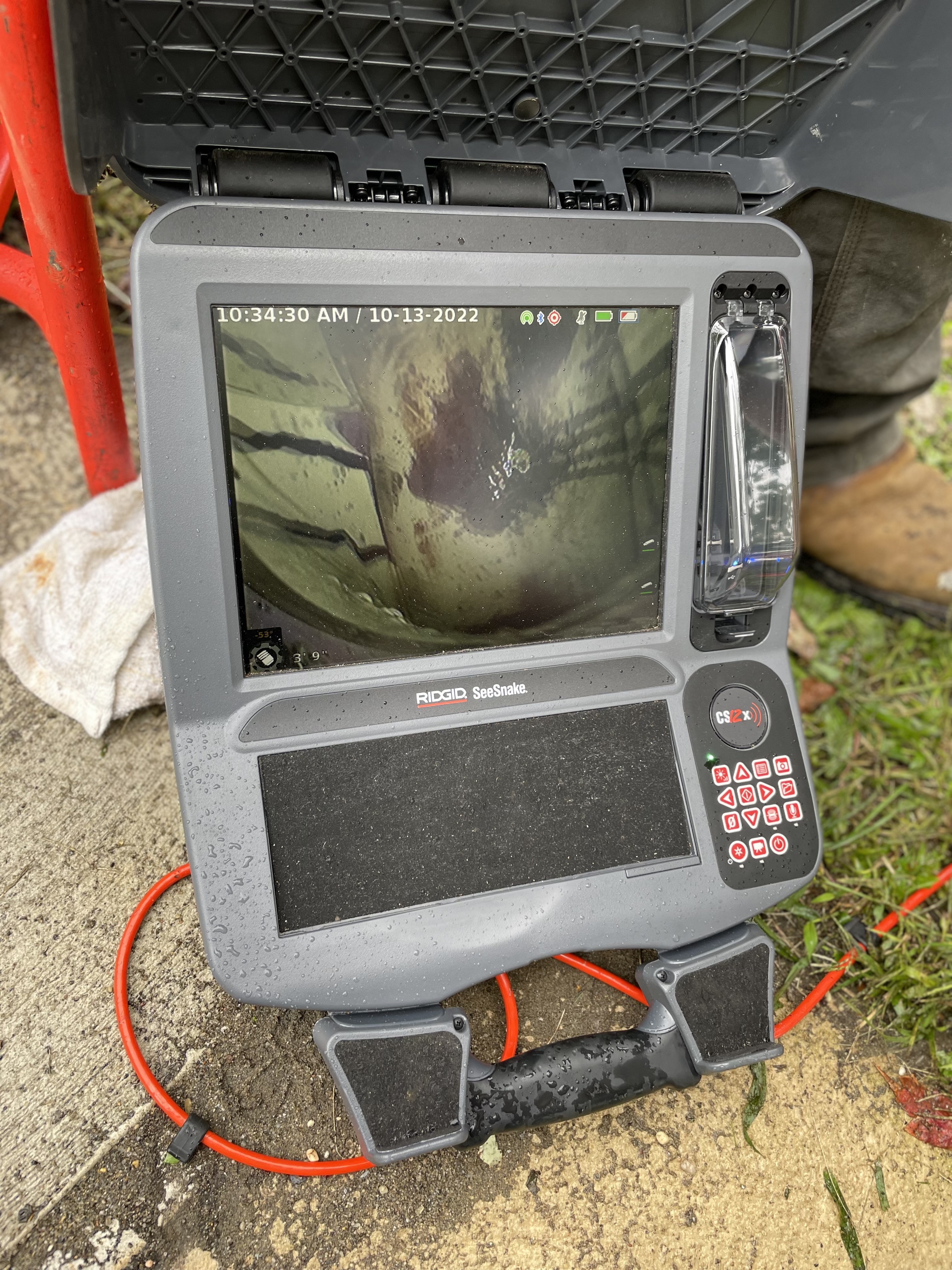 sewer camera monitor
