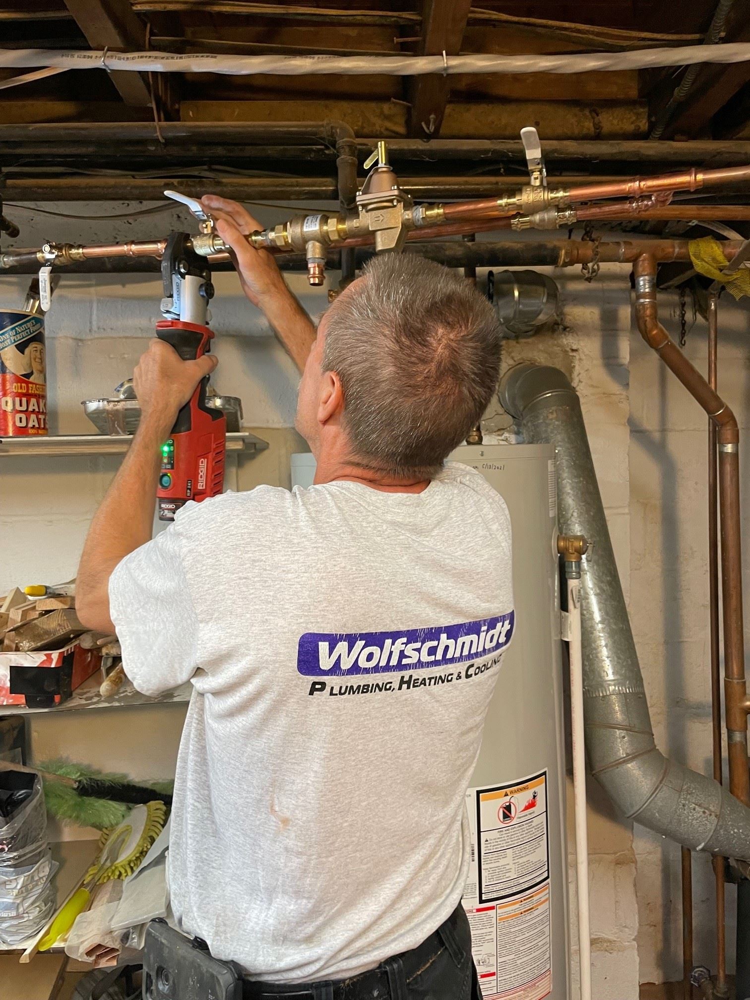 Repiping | Wolfschmidt Plumbing, Heating & Cooling